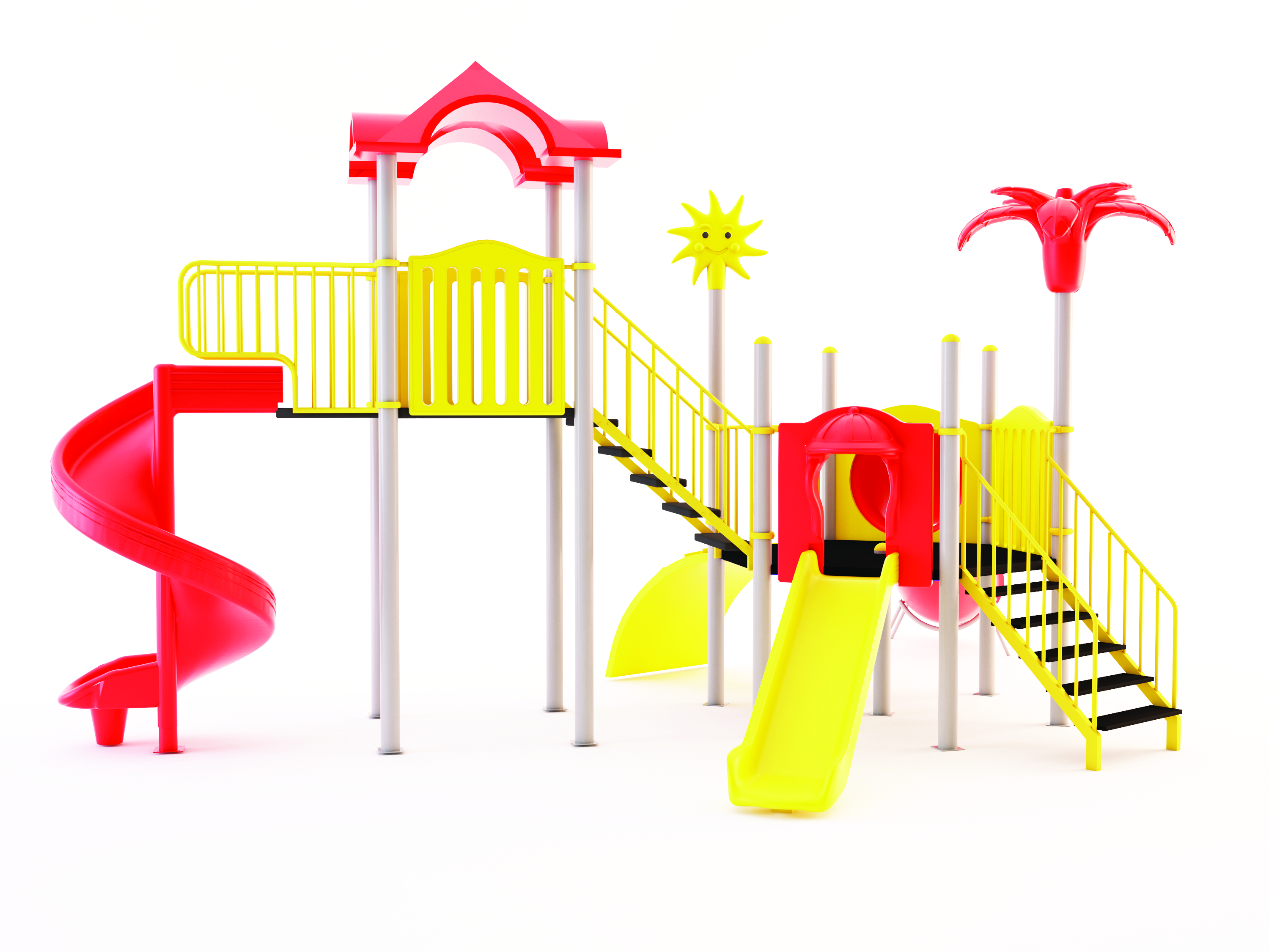 Ekonomik Seri A-01 EKO-14 | Metal Oyun Grupları | Erse Kent Mobilyaları